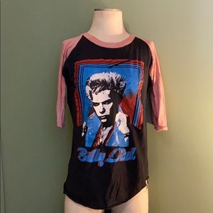 Billy Idol Raglan Shirt